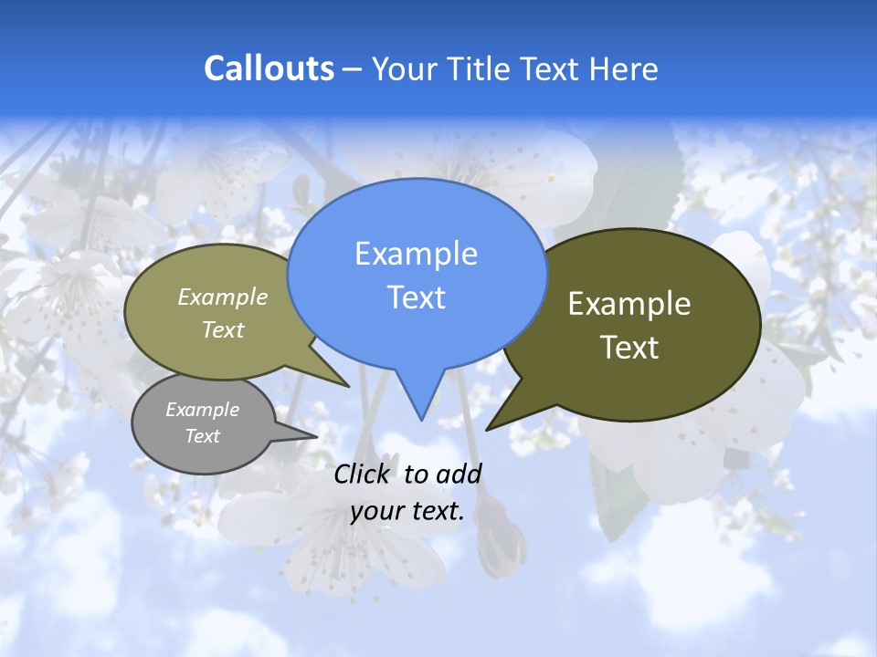Clouds Shine Way PowerPoint Template