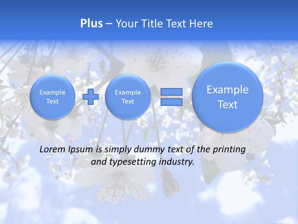 Clouds Shine Way PowerPoint Template