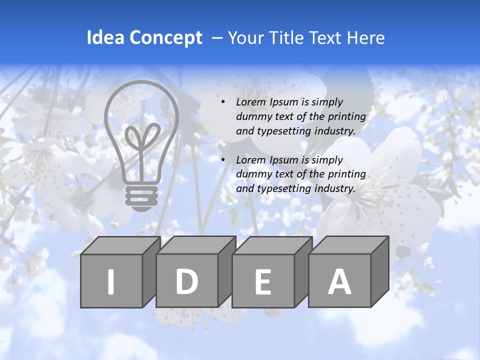 Clouds Shine Way PowerPoint Template