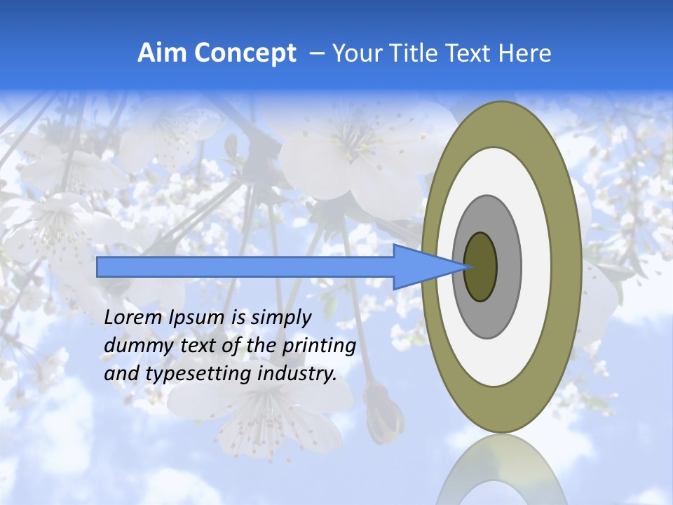 Clouds Shine Way PowerPoint Template