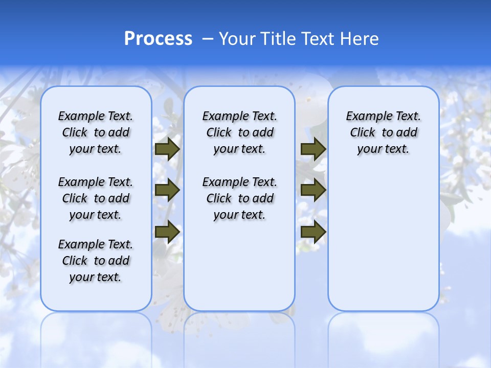 Clouds Shine Way PowerPoint Template