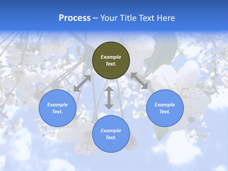 Clouds Shine Way PowerPoint Template