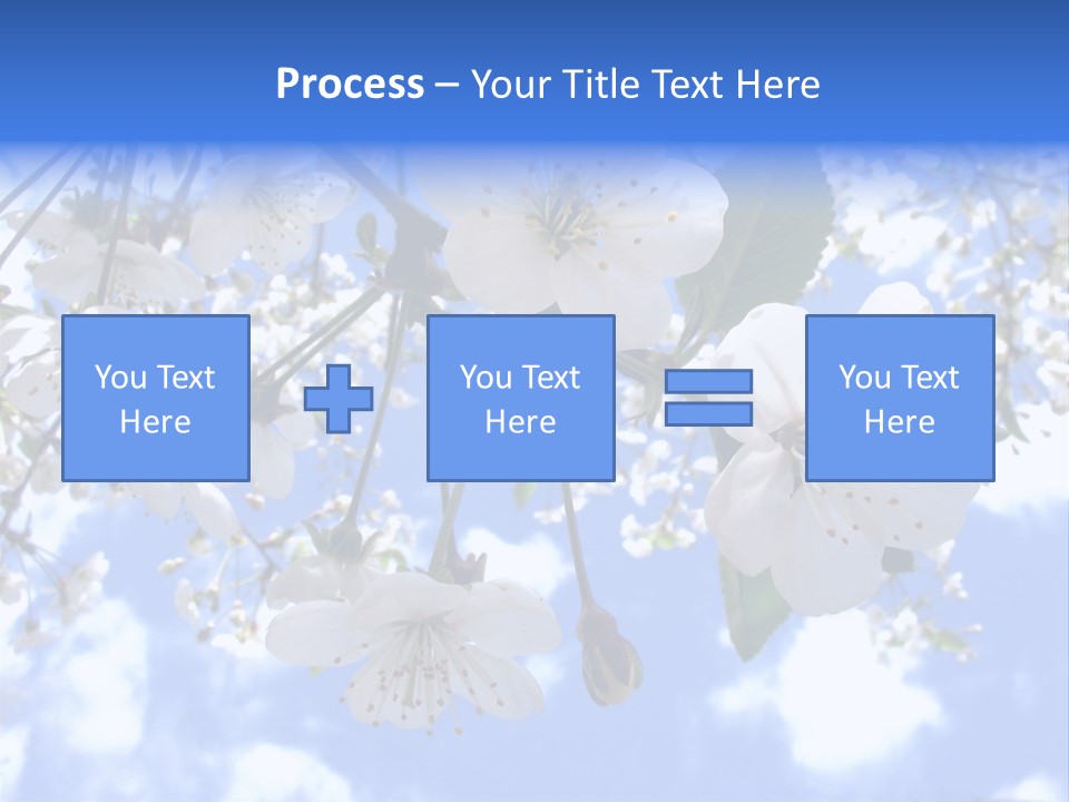 Clouds Shine Way PowerPoint Template