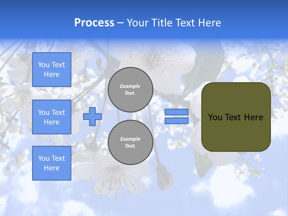 Clouds Shine Way PowerPoint Template