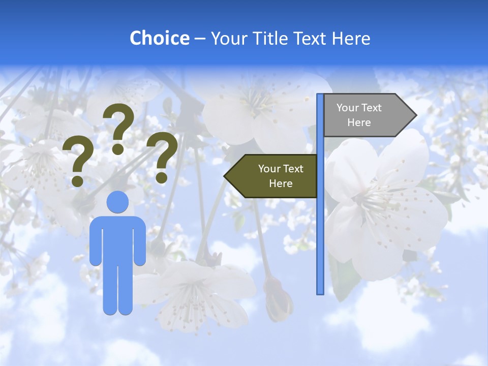 Clouds Shine Way PowerPoint Template