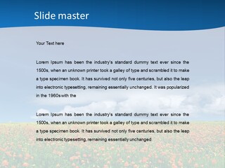 Imagination Landscape Way PowerPoint Template