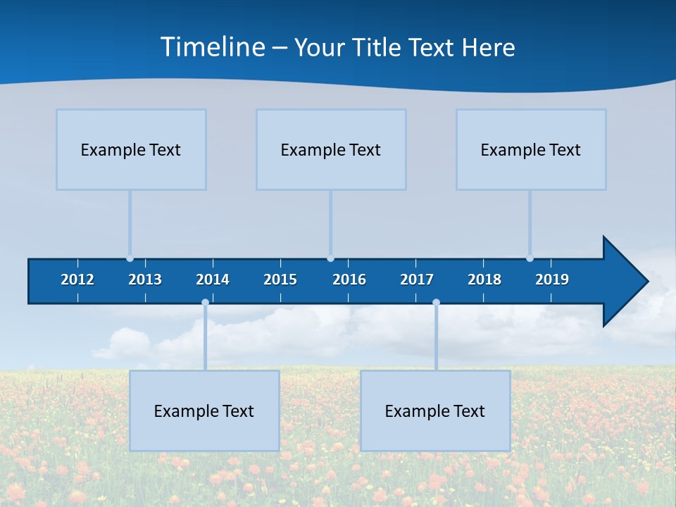 Imagination Landscape Way PowerPoint Template