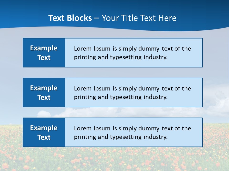 Imagination Landscape Way PowerPoint Template
