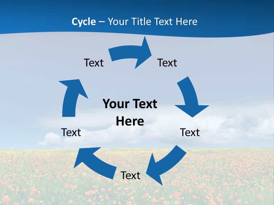 Imagination Landscape Way PowerPoint Template