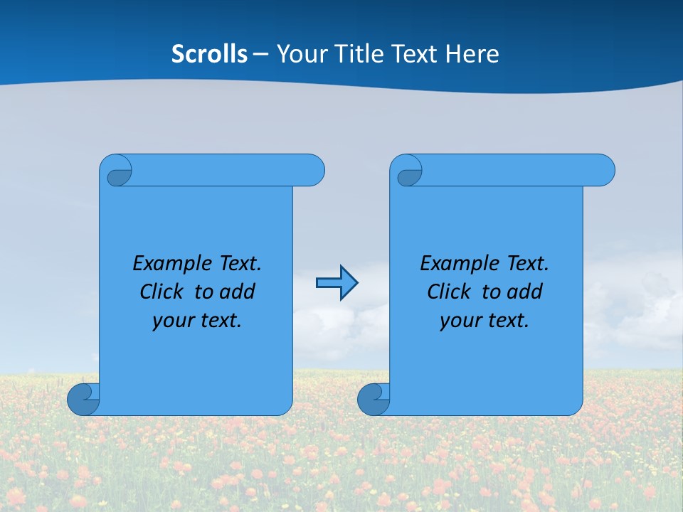 Imagination Landscape Way PowerPoint Template
