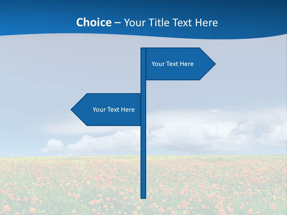 Imagination Landscape Way PowerPoint Template