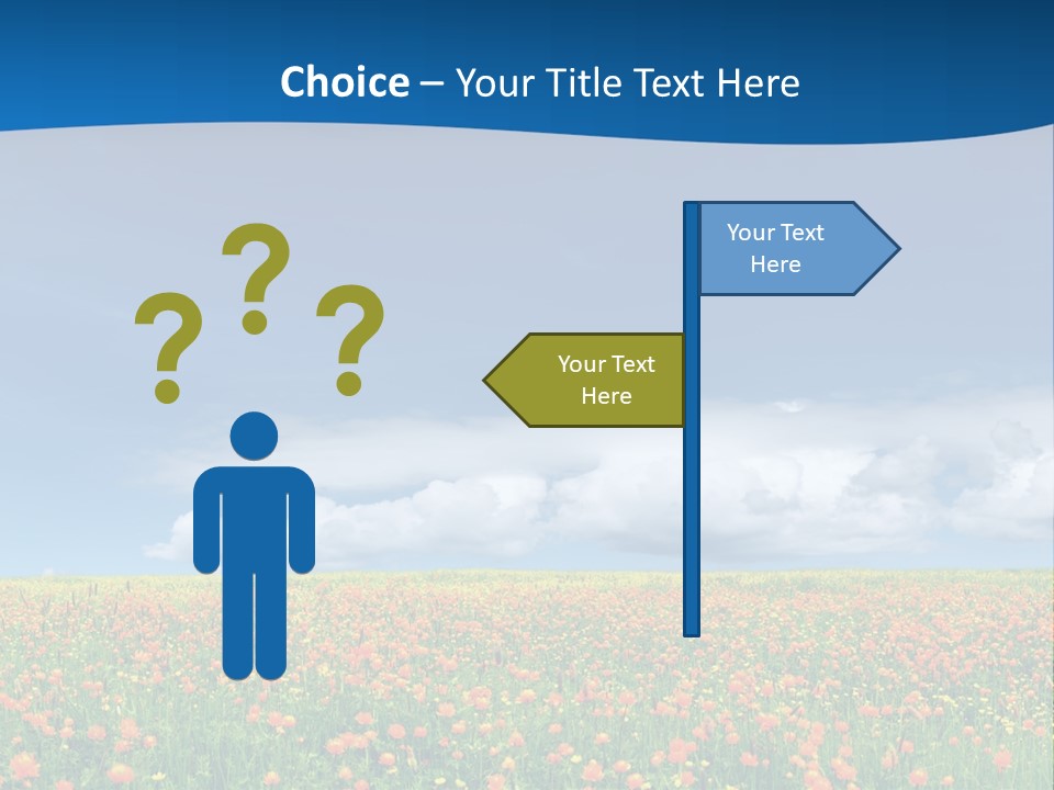 Imagination Landscape Way PowerPoint Template