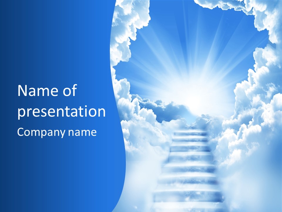 Religions Sunset Shine PowerPoint Template