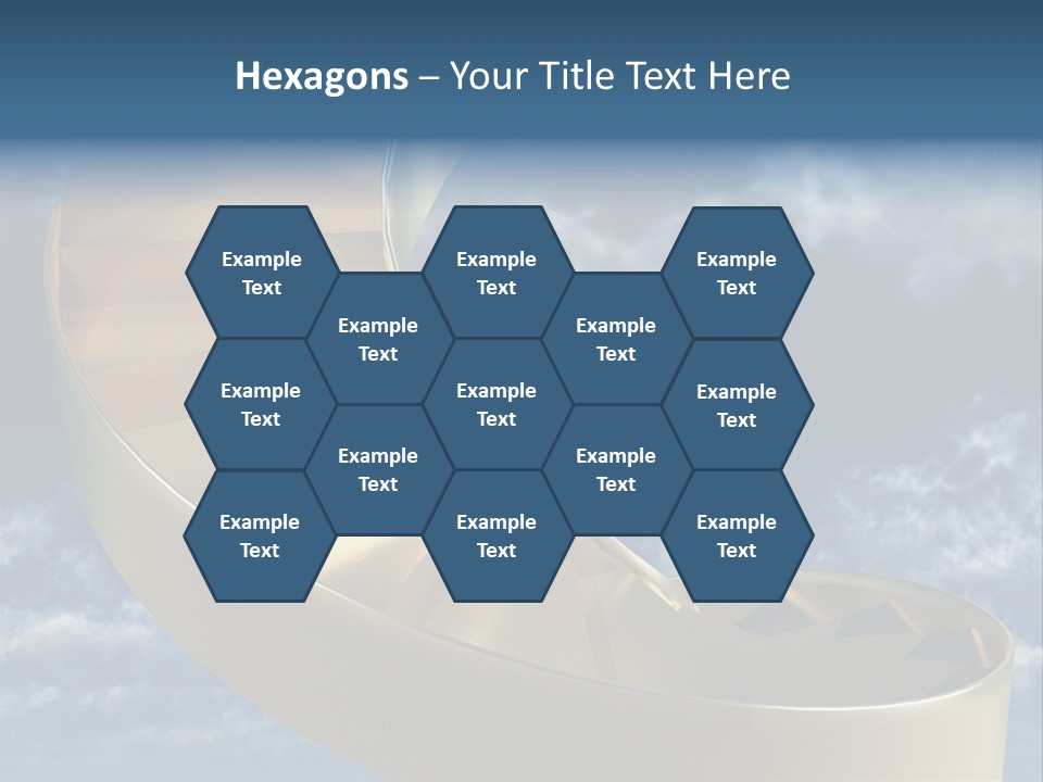 Achievement Light Step PowerPoint Template