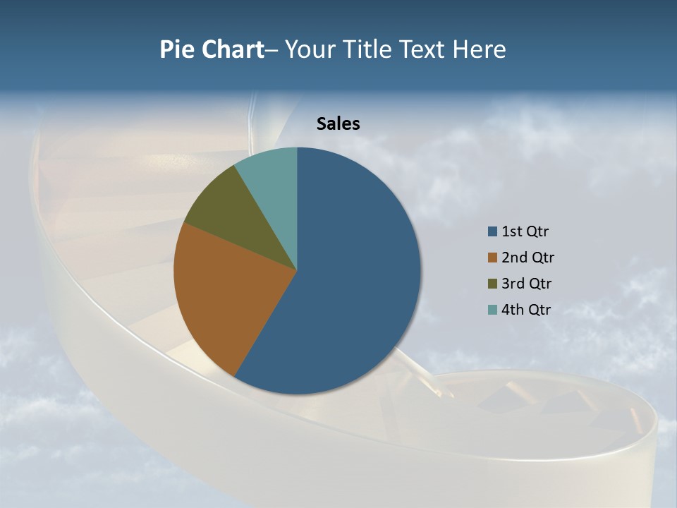 Achievement Light Step PowerPoint Template