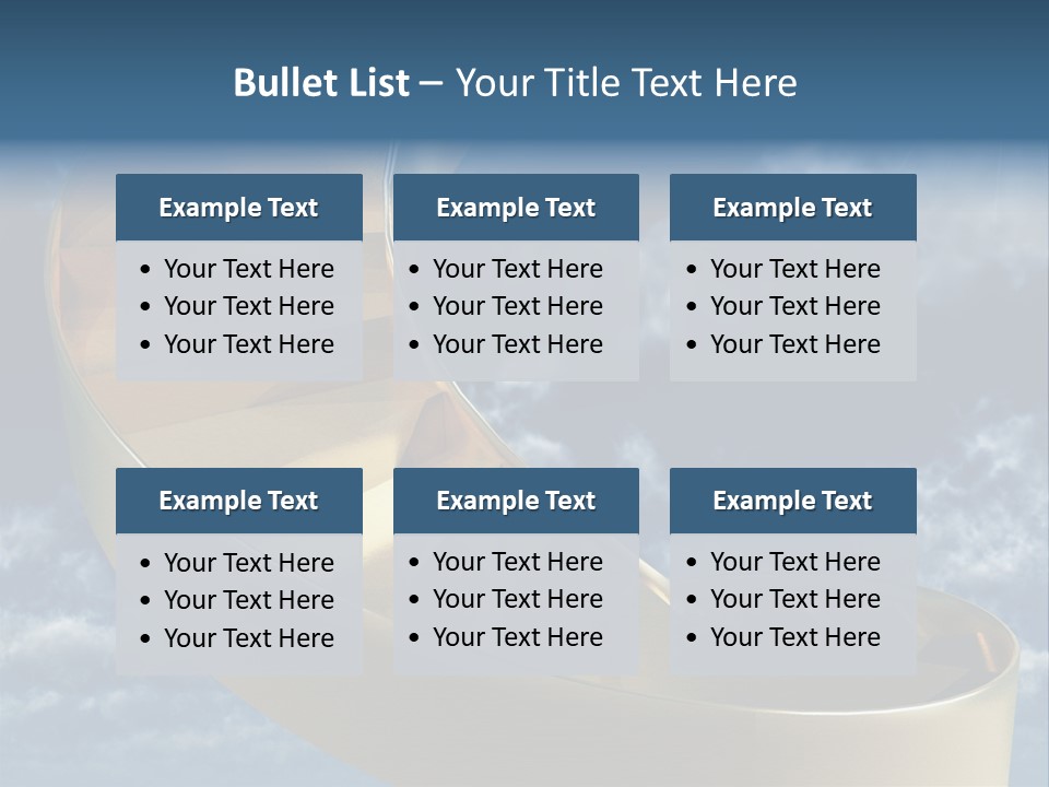 Achievement Light Step PowerPoint Template