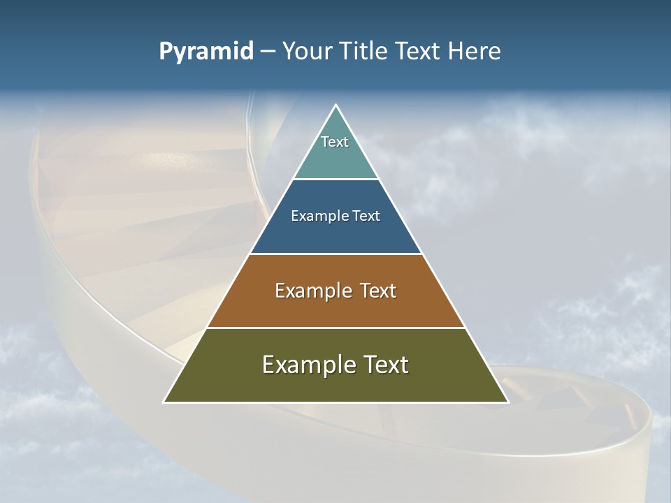 Achievement Light Step PowerPoint Template
