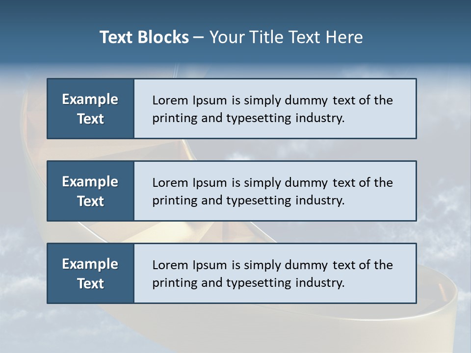 Achievement Light Step PowerPoint Template