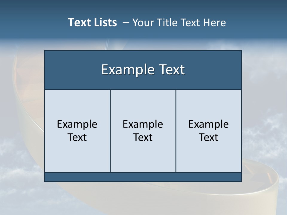 Achievement Light Step PowerPoint Template