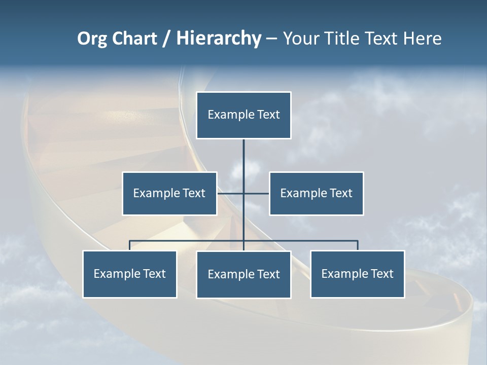 Achievement Light Step PowerPoint Template