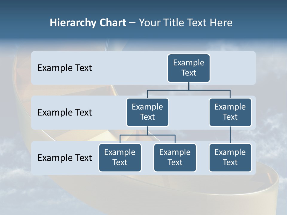 Achievement Light Step PowerPoint Template