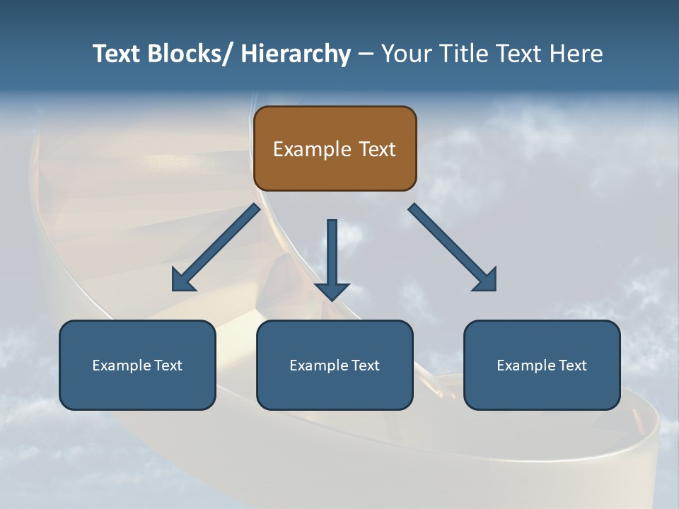 Achievement Light Step PowerPoint Template