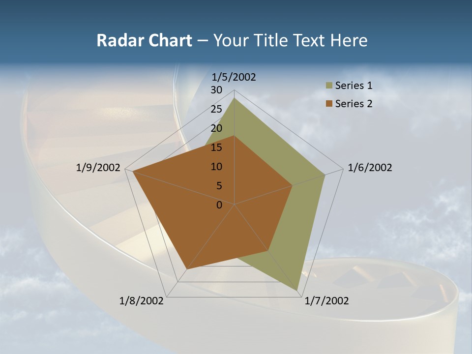 Achievement Light Step PowerPoint Template