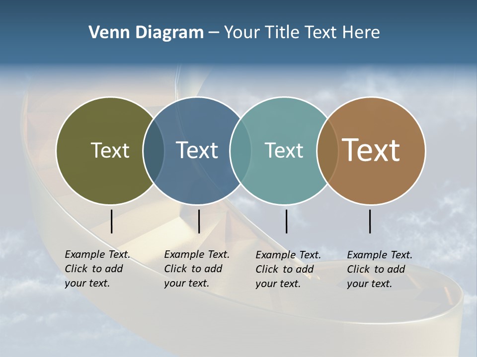Achievement Light Step PowerPoint Template