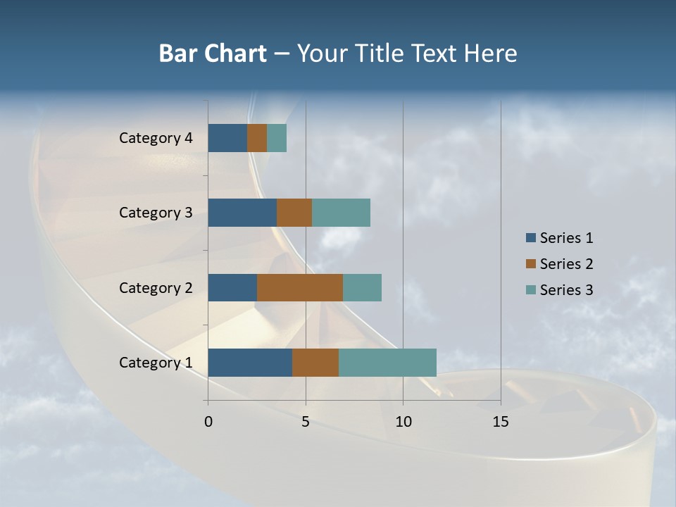 Achievement Light Step PowerPoint Template