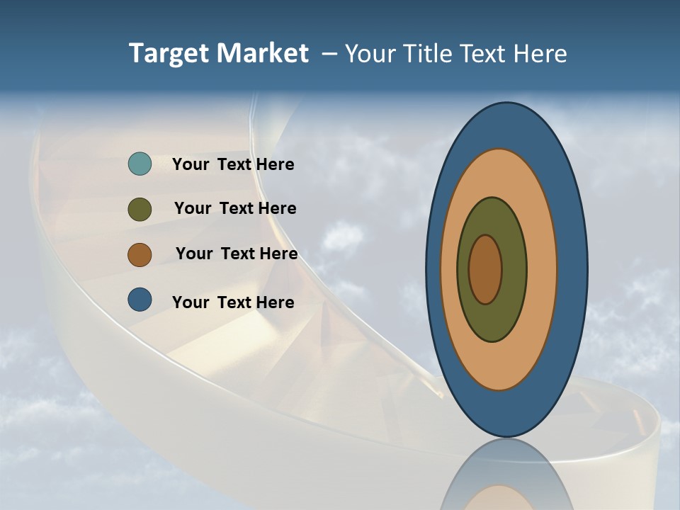 Achievement Light Step PowerPoint Template