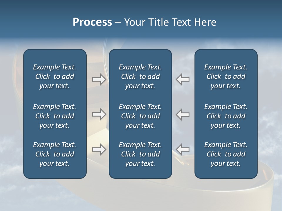 Achievement Light Step PowerPoint Template