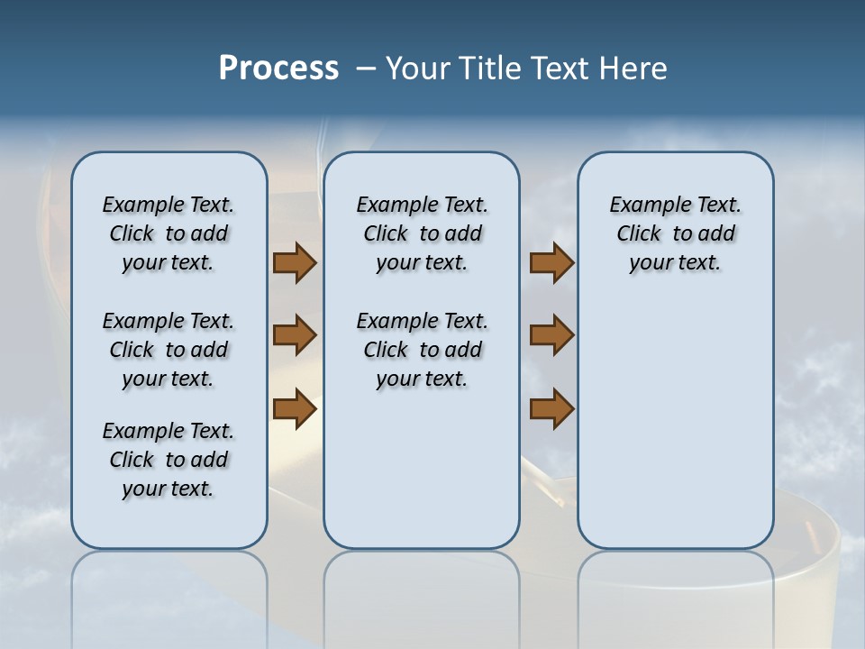 Achievement Light Step PowerPoint Template