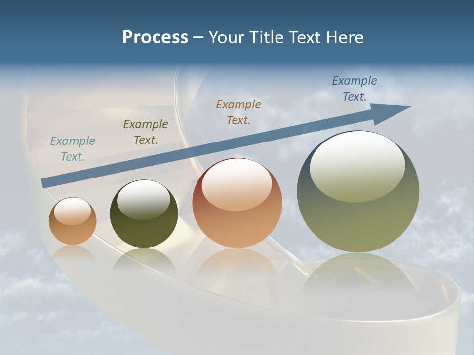 Achievement Light Step PowerPoint Template