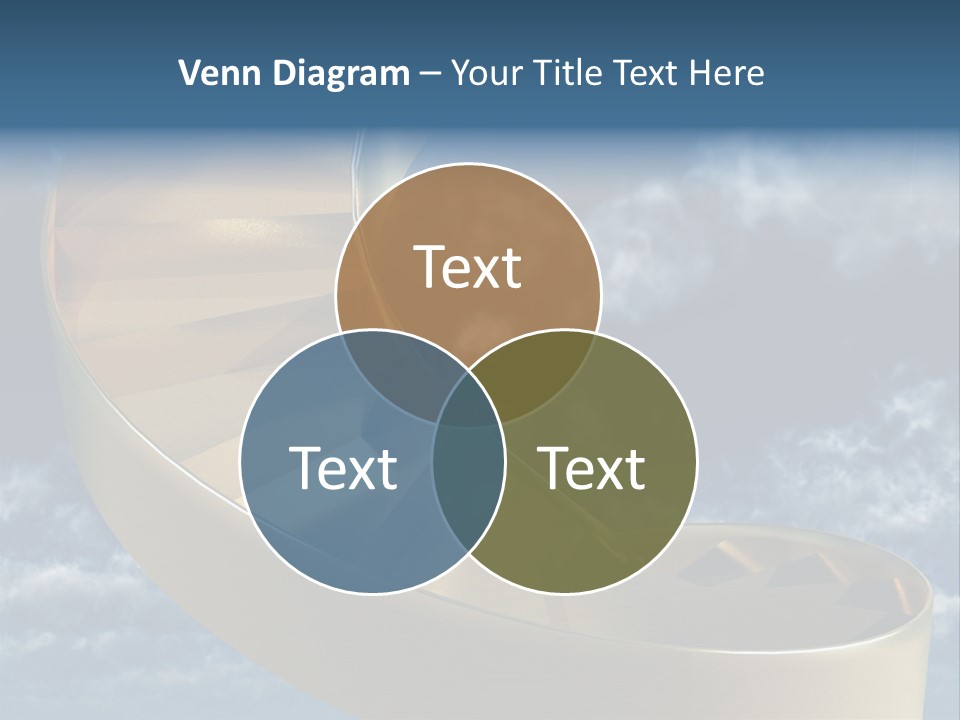 Achievement Light Step PowerPoint Template