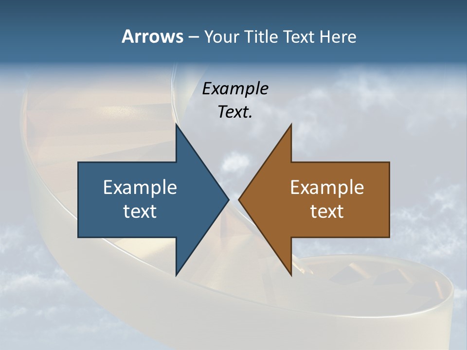 Achievement Light Step PowerPoint Template
