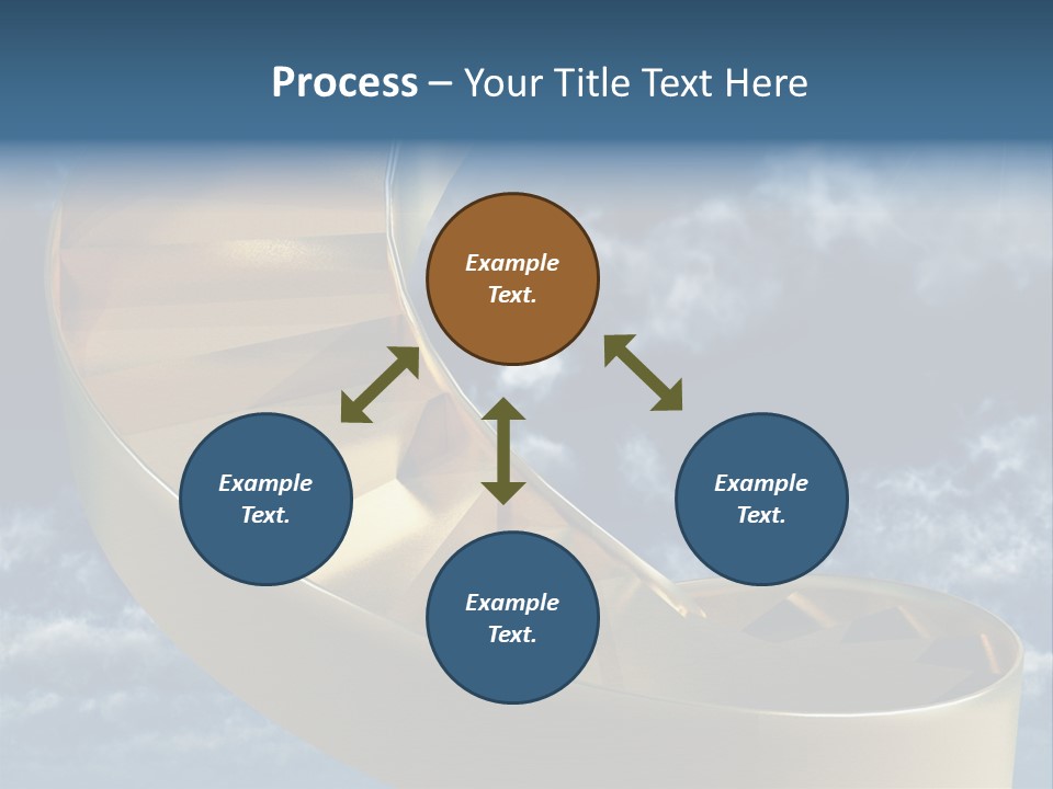 Achievement Light Step PowerPoint Template