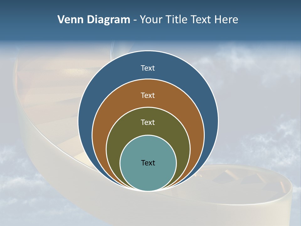 Achievement Light Step PowerPoint Template