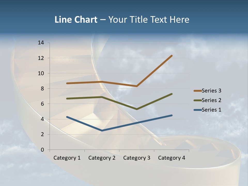 Achievement Light Step PowerPoint Template