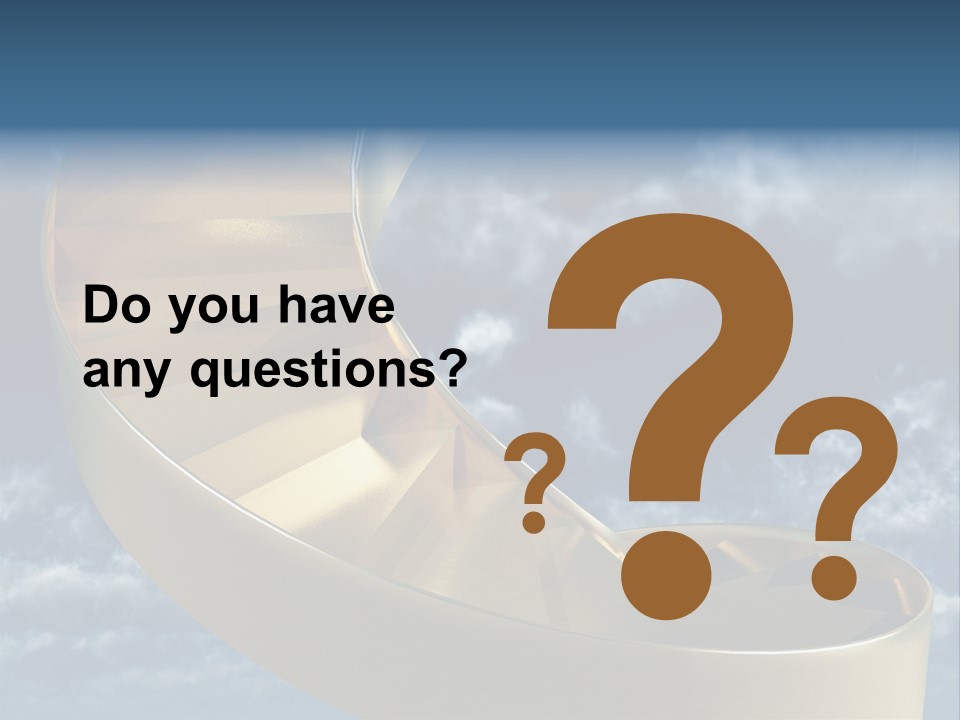 Achievement Light Step PowerPoint Template