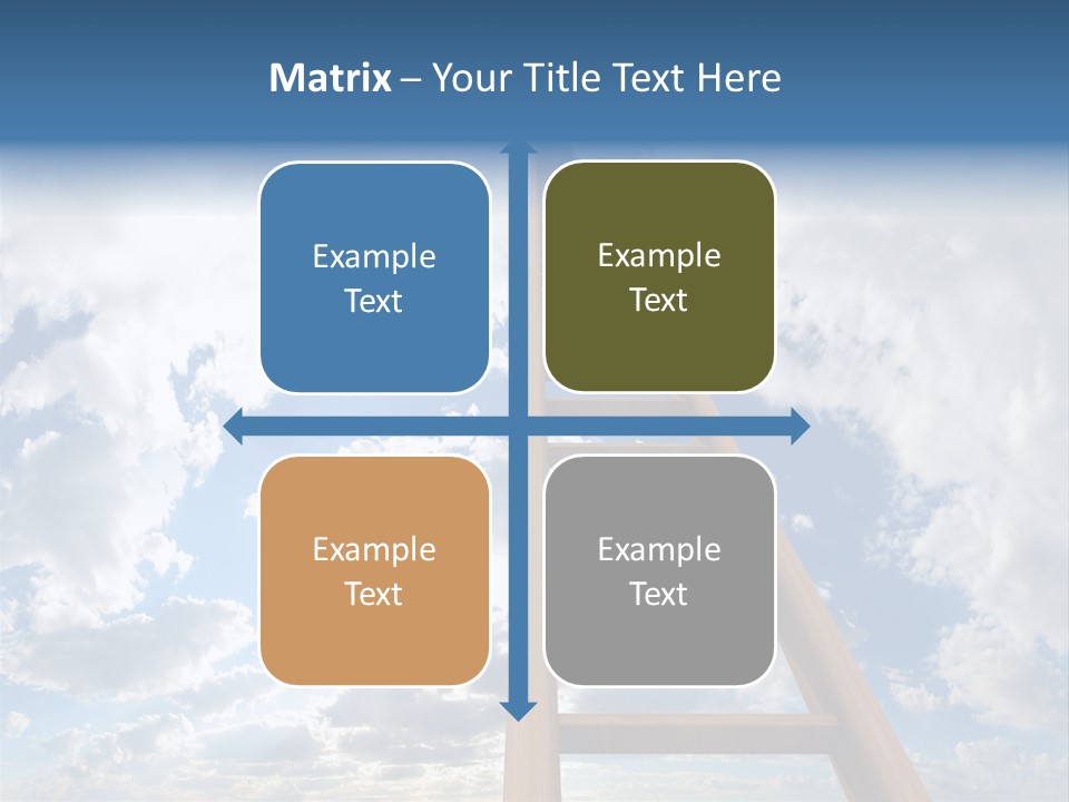 Blue Liberty Brightly PowerPoint Template