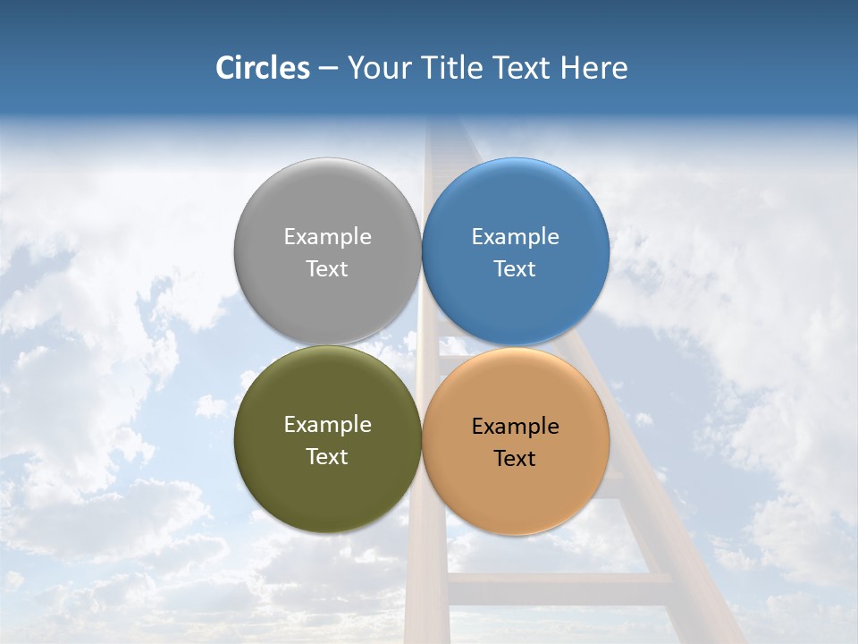 Blue Liberty Brightly PowerPoint Template