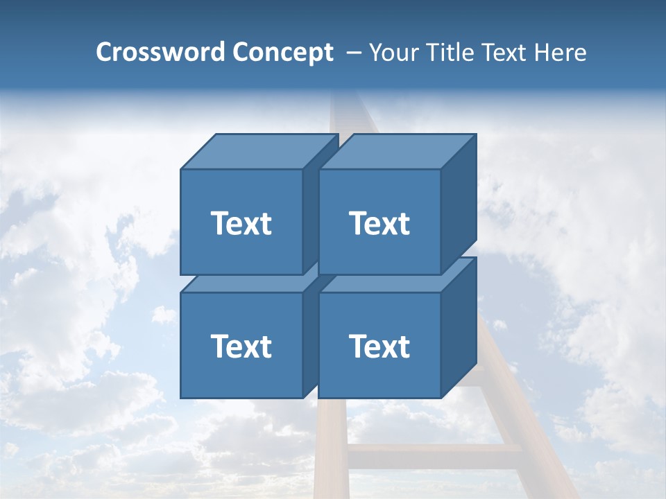 Blue Liberty Brightly PowerPoint Template