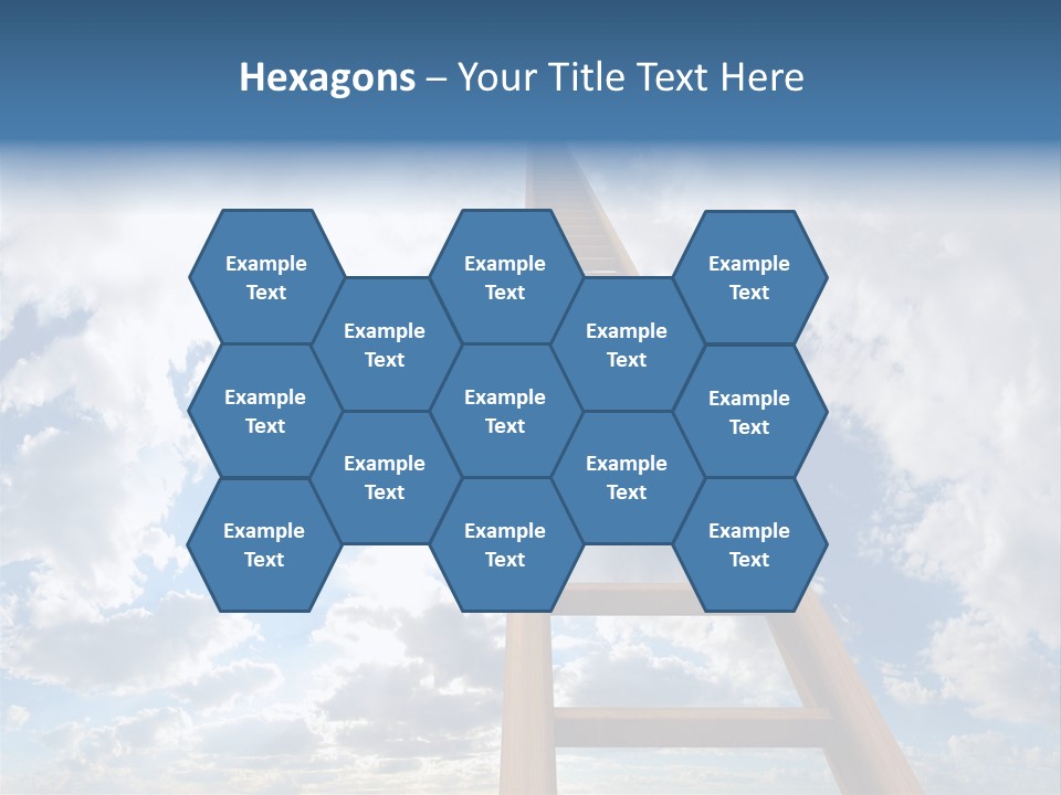 Blue Liberty Brightly PowerPoint Template