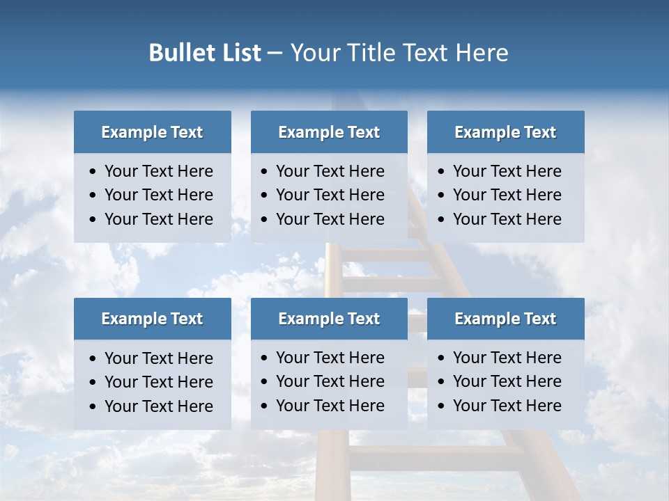 Blue Liberty Brightly PowerPoint Template