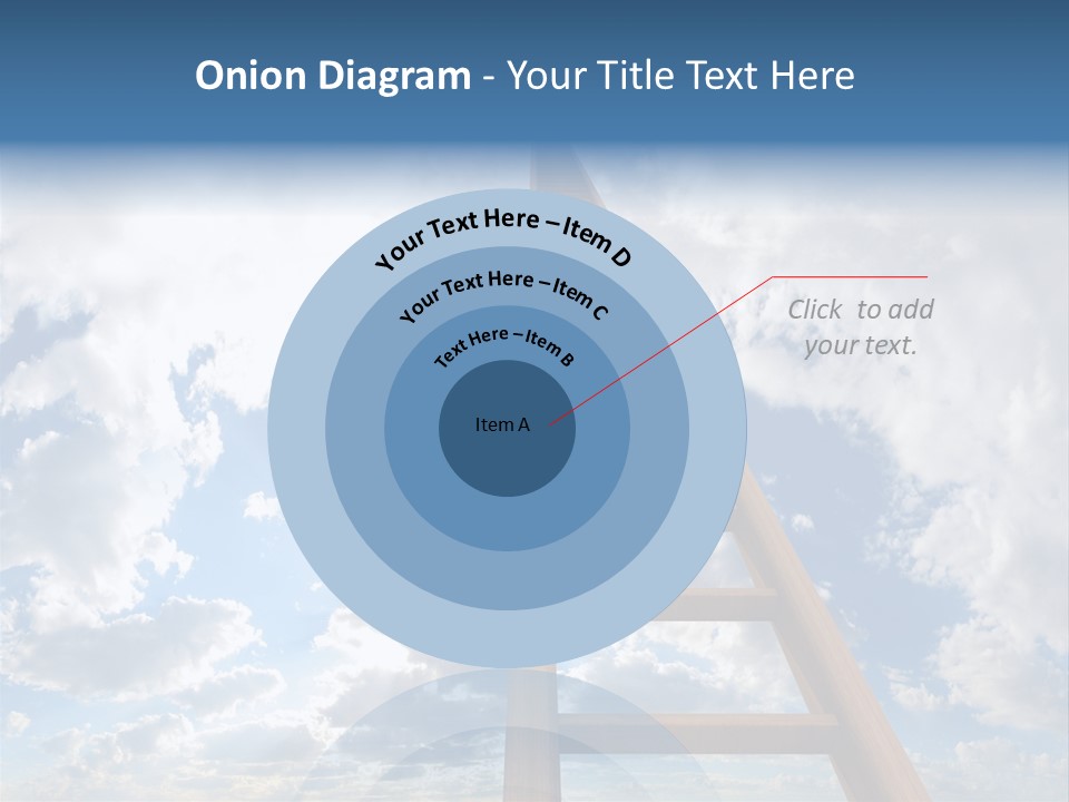 Blue Liberty Brightly PowerPoint Template