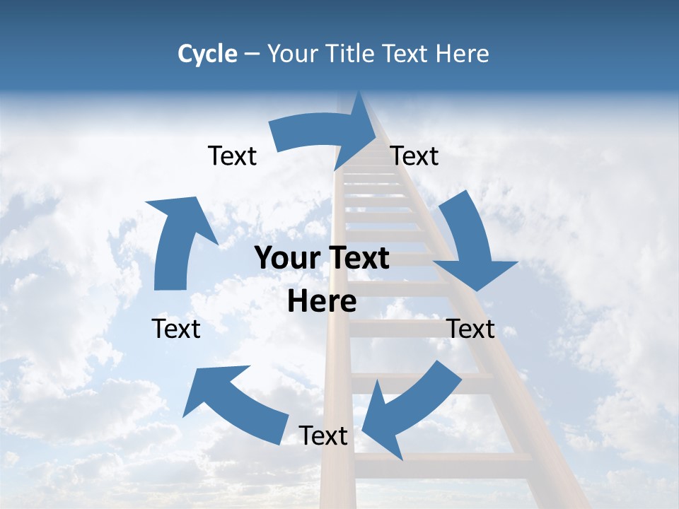 Blue Liberty Brightly PowerPoint Template