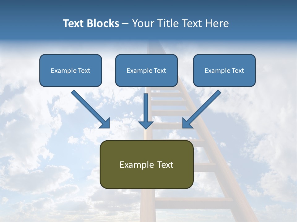 Blue Liberty Brightly PowerPoint Template