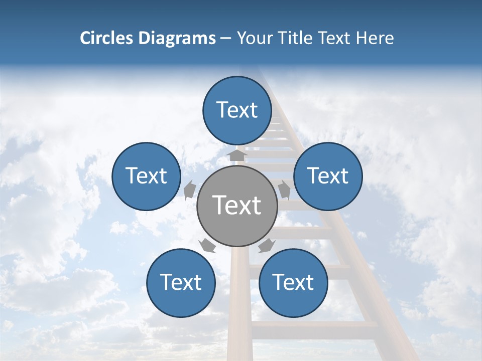 Blue Liberty Brightly PowerPoint Template