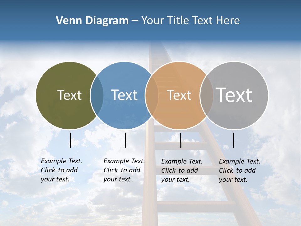 Blue Liberty Brightly PowerPoint Template