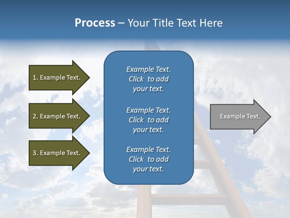 Blue Liberty Brightly PowerPoint Template